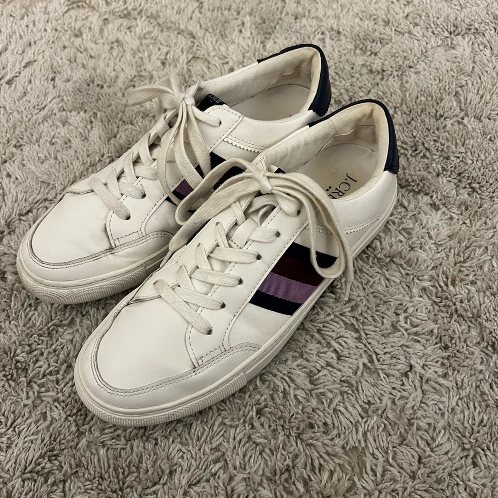 J. Crew Leather Sneakers (Size 9)